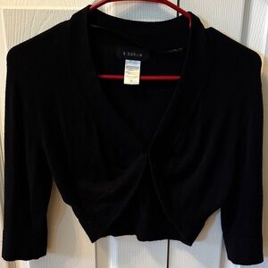 B Darlin Elegant Black Shrug